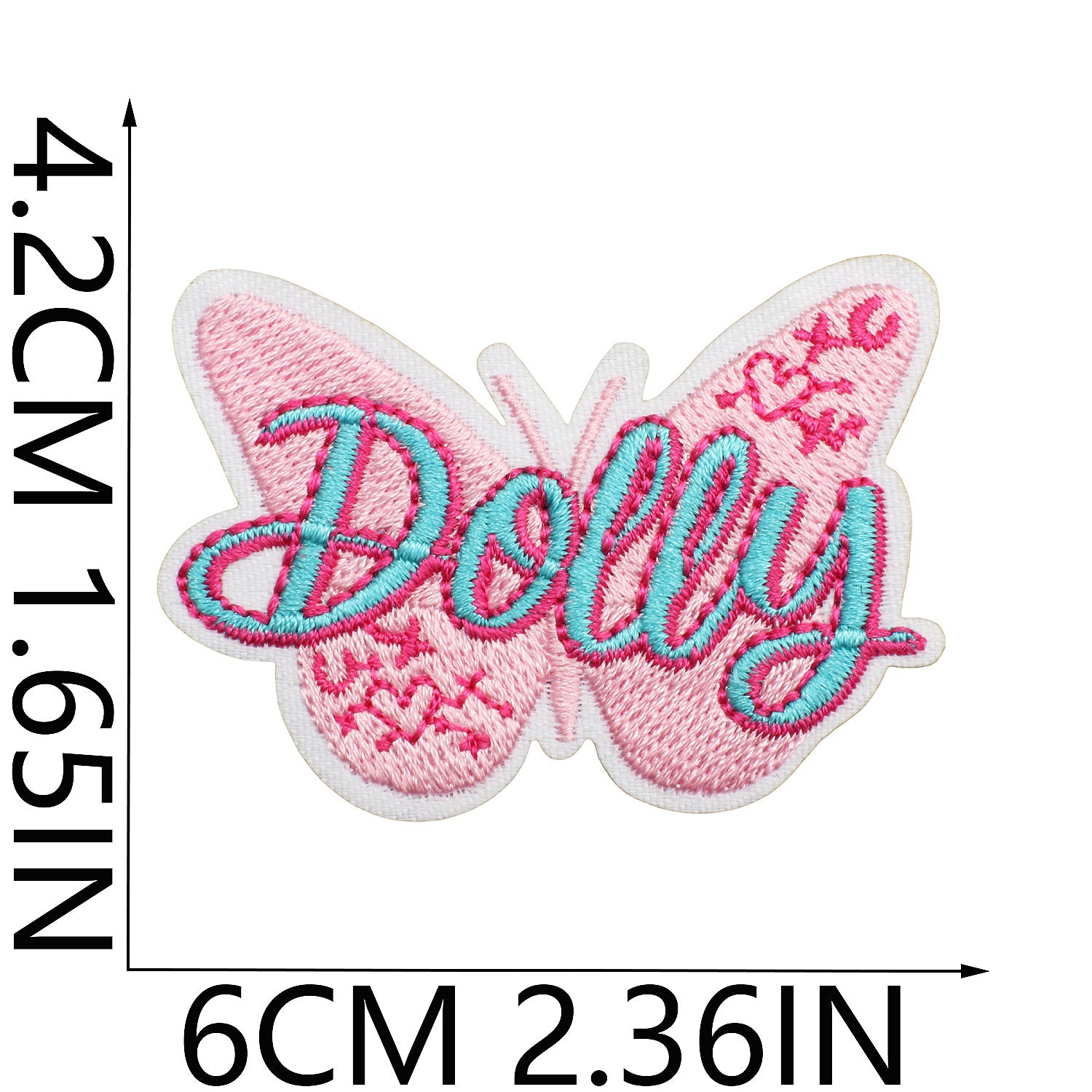 Wholesale Western Denim Embroidery Cloth Sticker FS